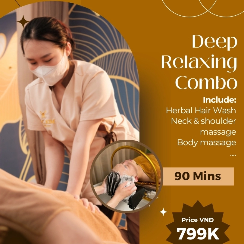 Gói combo Gội & Body Massage 2 tiếng
