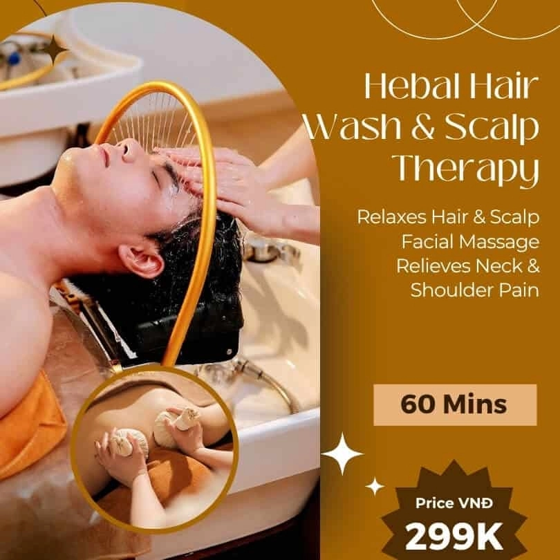  Gội đầu dưỡng sinh 60 phút